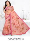 Ronisha Colorbar Latest Fancy Ethnic Wear Festive Wear Stylish Designer Organza Silk Saree Collection